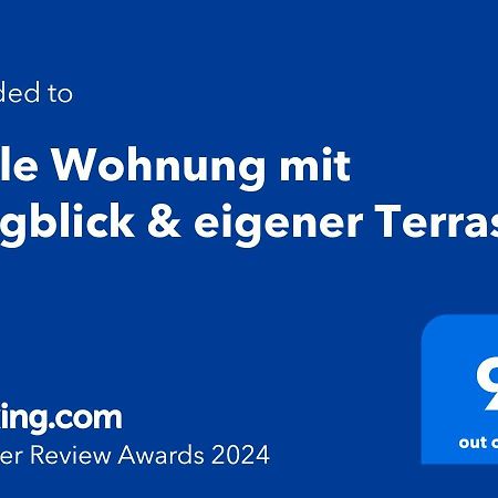 Helle Wohnung Mit Bergblick & Eigener Terrasse バート・テルツ エクステリア 写真